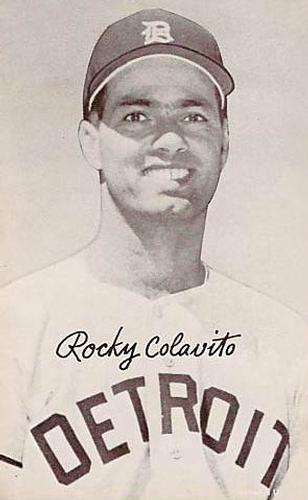 1947-66 Exhibits (W461) #NNO Rocky Colavito Front