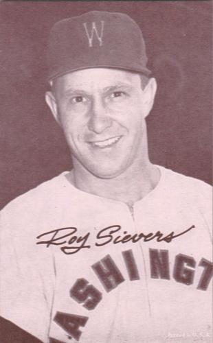 1947-66 Exhibits (W461) #NNO Roy Sievers Front