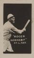 1921 W-UNC Self-Developing Strip Cards #NNO Rogers Hornsby Front