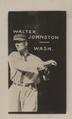 1921 W-UNC Self-Developing Strip Cards #NNO Walter Johnson Front
