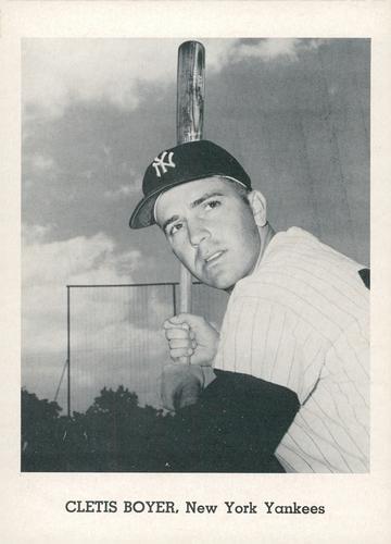 1962 Jay Publishing New York Yankees 5x7 Photos #NNO Cletis Boyer Front