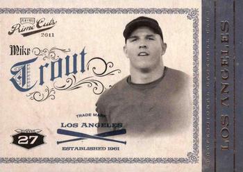 2011 Panini Prime Cuts #37 Mike Trout Front