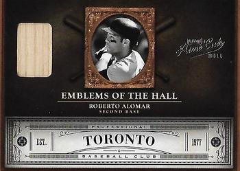 2011 Panini Prime Cuts - Emblems of the Hall Materials #3 Roberto Alomar Front