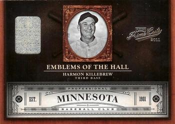 2011 Panini Prime Cuts - Emblems of the Hall Materials #14 Harmon Killebrew Front