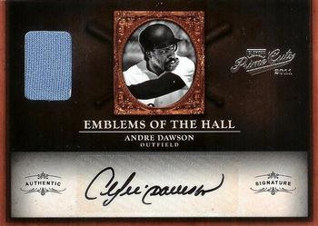 2011 Panini Prime Cuts - Emblems of the Hall Materials Signatures #4 Andre Dawson Front