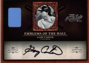 2011 Panini Prime Cuts - Emblems of the Hall Materials Signatures #16 Gary Carter Front