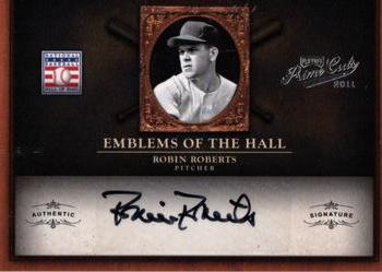 2011 Panini Prime Cuts - Emblems of the Hall Signatures #11 Robin Roberts Front