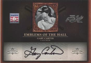 2011 Panini Prime Cuts - Emblems of the Hall Signatures #16 Gary Carter Front