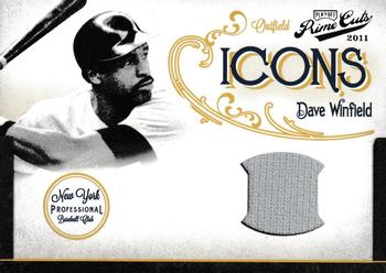 2011 Panini Prime Cuts - Icons Materials #9 Dave Winfield Front
