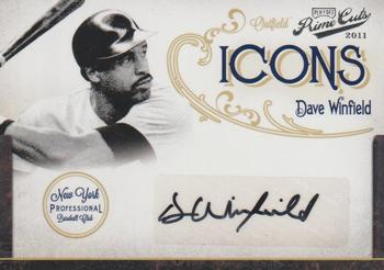 2011 Panini Prime Cuts - Icons Signatures #9 Dave Winfield Front
