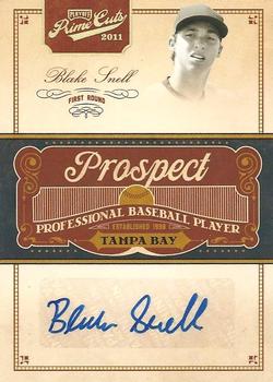 2011 Panini Prime Cuts - Prospect Signatures Gold #BS Blake Snell Front