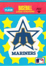 1986 Fleer Classic Miniatures - Logo Stickers (Stars) #NNO Seattle Mariners Front
