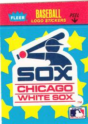 1986 Fleer Classic Miniatures - Logo Stickers (Stars) #NNO Chicago White Sox Front