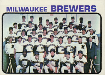 1973 Topps #127 Milwaukee Brewers Front