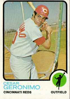 1973 Topps #156 Cesar Geronimo Front