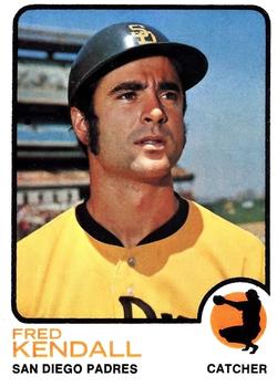 1973 Topps #221 Fred Kendall Front