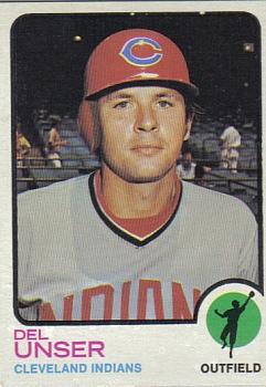 1973 Topps #247 Del Unser Front