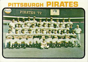 1973 Topps #26 Pittsburgh Pirates Front