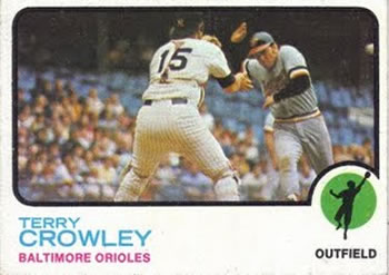 1973 Topps #302 Terry Crowley Front