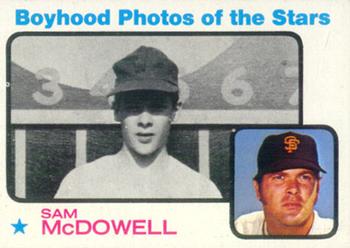 1973 Topps #342 Sam McDowell Front