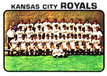 1973 Topps #347 Kansas City Royals Front