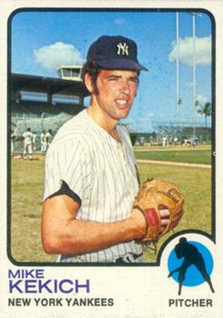 1973 Topps #371 Mike Kekich Front