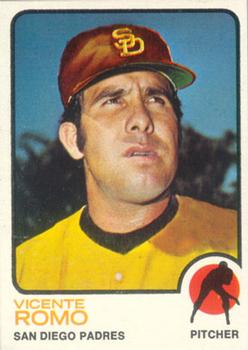 1973 Topps #381 Vicente Romo Front