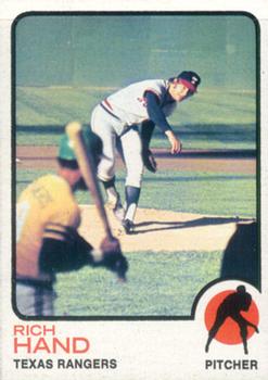 1973 Topps #398 Rich Hand Front