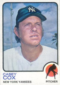 1973 Topps #419 Casey Cox Front