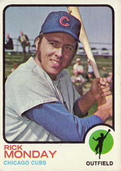1973 Topps #44 Rick Monday Front