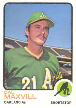 1973 Topps #483 Dal Maxvill Front