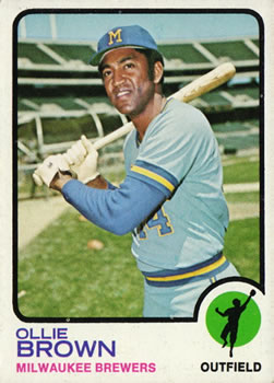 1973 Topps #526 Ollie Brown Front