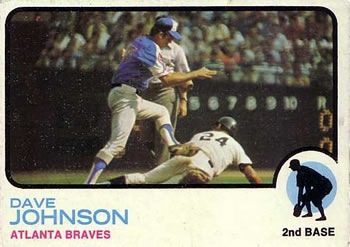 1973 Topps #550 Dave Johnson Front