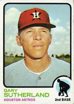 1973 Topps #572 Gary Sutherland Front