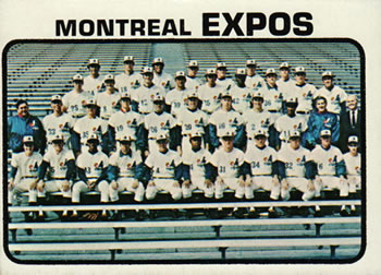 1973 Topps #576 Montreal Expos Front