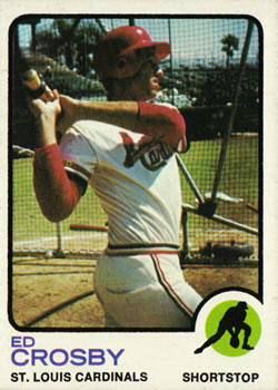 1973 Topps #599 Ed Crosby Front