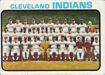 1973 Topps #629 Cleveland Indians Front
