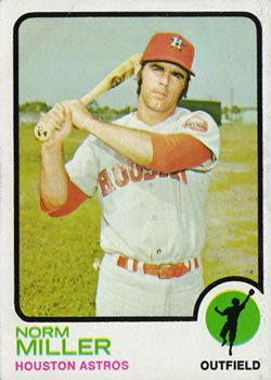 1973 Topps #637 Norm Miller Front