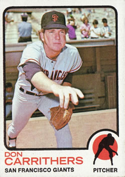1973 Topps #651 Don Carrithers Front
