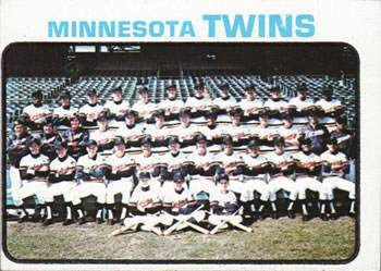 1973 Topps #654 Minnesota Twins Front