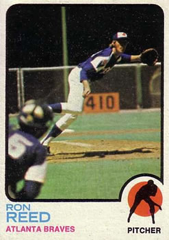 1973 Topps #72 Ron Reed Front