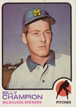1973 Topps #74 Billy Champion Front