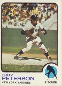 1973 Topps #82 Fritz Peterson Front