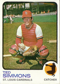 1973 Topps #85 Ted Simmons Front