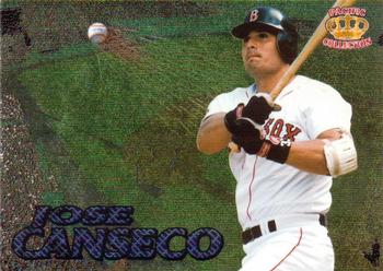 1996 Pacific Prism - Fence Busters #FB-5 Jose Canseco Front