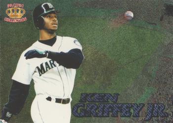1996 Pacific Prism - Fence Busters #FB-6 Ken Griffey Jr. Front