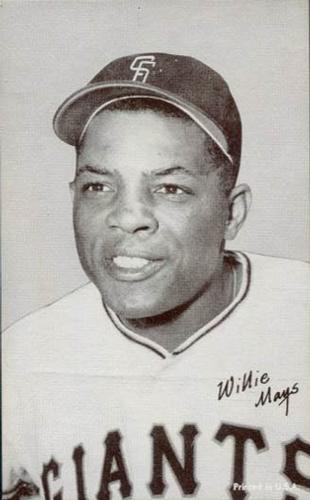 1962 Exhibits #NNO Willie Mays Front