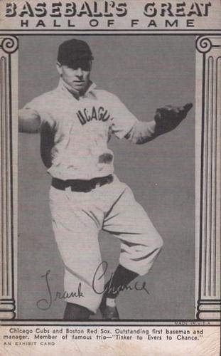 1948 Baseball's Great HOF Exhibits (W464) #NNO Frank Chance Front