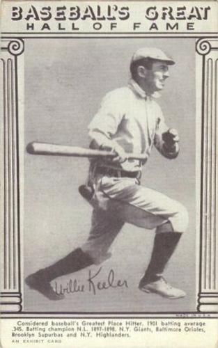 1948 Baseball's Great HOF Exhibits (W464) #NNO Willie Keeler Front