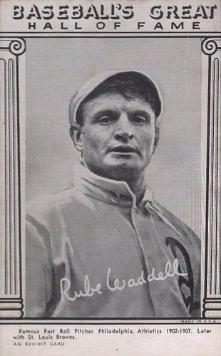 1948 Baseball's Great HOF Exhibits (W464) #NNO Rube Waddell Front
